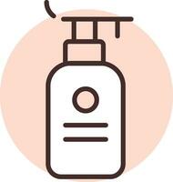 Cleaning  domestic soap, icon, vector on white background.