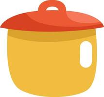 Cooking cooker, icon, vector on white background.