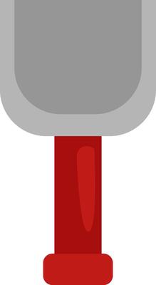 Instrument shovel, icon, vector on white background.