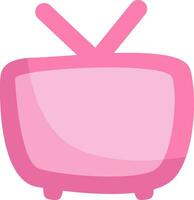 Vacation TV, icon, vector on white background.