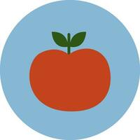 Rural life fruit, icon, vector on white background.