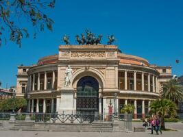 the city of Palermo in itlaly photo