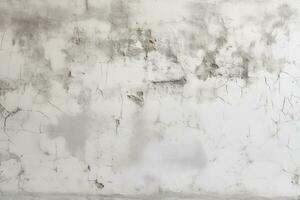 White concrete wall texture AI Generative photo