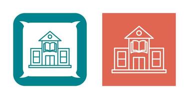 Library Building Vector Icon