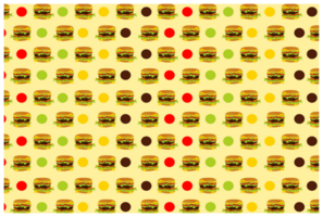 Essen -Hamburger Muster Hintergrund png