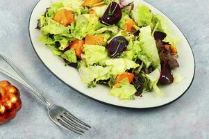 Pumpkin salad with beetroot photo