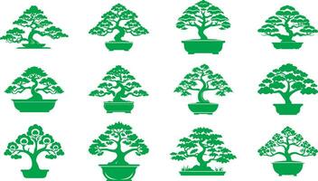 susurros de naturaleza bonsai vector Arte