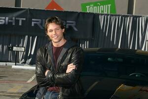 Justin Bruening Knight Rider KITT Unveiling NBC Midway December 12 2007 Burbank CA 2007 photo