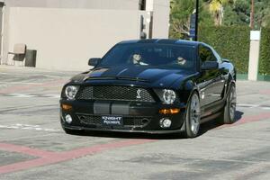 KITT  2008 Shelby Cobra Mustang Knight Rider KITT Unveiling NBC Midway December 12 2007 Burbank CA 2007 photo