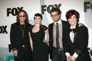 Ozzy Kelly Jack  Sharon Osbourne arriving at the Fox TV TCA Party at MY PLACE in Los Angeles CA on January 13 2009 2008 photo