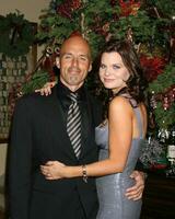 EXCLUSIVE James Achor  Heather Tom at Heather Toms Annual Christmas Party at their home in Glendale CA on December 13 2008  EXCLUSIVE photo