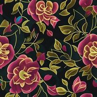Seamless pattern floral design photo