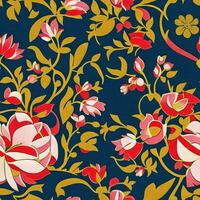 Seamless pattern floral design photo