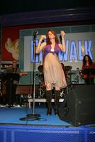 Lucy Lawless performs at Universal CityWalks Summer Block Party in Universal City CA on June 28 2008 photo