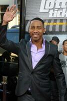 LOS ANGELES  AUG 12 Brandon T Jackson arrives at the Lottery Ticket World Premiere at Graumans Chinese Theater on August 12 2010 in Los Angeles CA photo