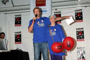 LOS ANGELES, OCT 2 - Jack Wagner and Mom Scotty Wagner at the  Light the Night Walk  to benefit the Leukemia and Lymphoma Society at Griffith Park on October 2, 2010 in Los Angeles, CA photo