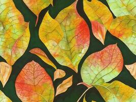 aesthetic appeal of leaves and their patterns in design photo