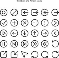 Arrows big black set icons. Arrow icon. Arrow vector collection. Arrow. Cursor. Modern simple arrows. Vector illustration