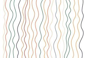 Set of colored marker drawings or pencils of abstract banner. Multi colored pencil scribble vector set. Childish drawing. Wavy lines. Vector Illustration.