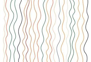 Set of colored marker drawings or pencils of abstract banner. Multi colored pencil scribble vector set. Childish drawing. Wavy lines. Vector Illustration.