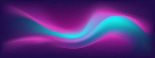 Trendy waves Fluid Blurred Gradient Background. Futuristic abstraction Background. Modern Backdrop for Poster, Landing Page Website, Invitation Card, Night Club. vector