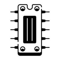 Modern  icon of Multimedia Components Line Icon vector