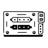 Modern  icon of Multimedia Components Line Icon vector