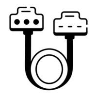 Hardware Components Line Icon vector