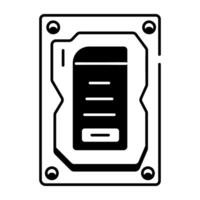 Modern  icon of Multimedia Components Line Icon vector