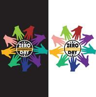 Zero Discrimination Day Design vector