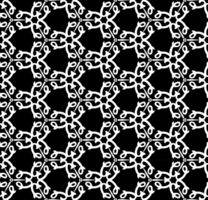 Black seamless abstract pattern. Overlay for background and backdrop. Ornamental design. PNG graphic illustration with transparent background.