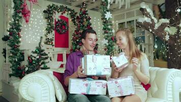 Our common gift in a Christmas furnished room video