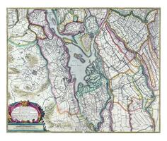 Map of part of South Holland, anonymous, after Balthasar Florisz. van Berckenrode, 1633 photo