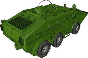 anti bomba vehículo vector o color ilustración