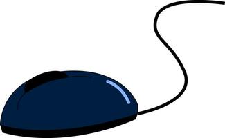 A computer mouse vector or color illustration