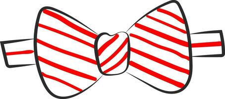 Costume bow vector or color illustration