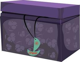 A large jewelry box vector or color illustration