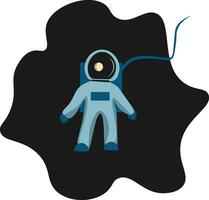 Astronaut, vector or color illustration.