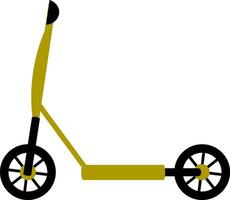 Scooter, vector or color illustration.