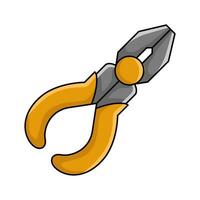 pliers construction  illustration vector