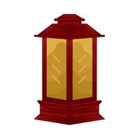 christmas lantern lamp illustration vector