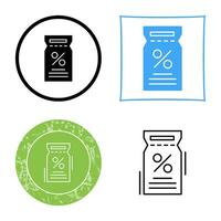 Discount Voucher Vector Icon