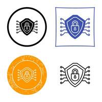 Cyber Security Vector Icon
