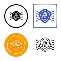 Cyber Security Vector Icon