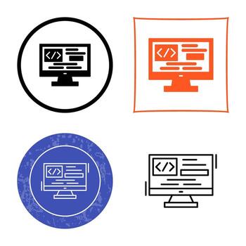 Coding Vector Icon