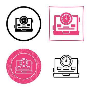 Speedometer Vector Icon