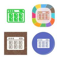 Online Course Vector Icon