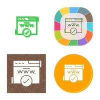 Domain Vector Icon