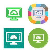 Speed Test Vector Icon