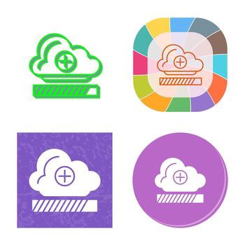 icono de vector de carga